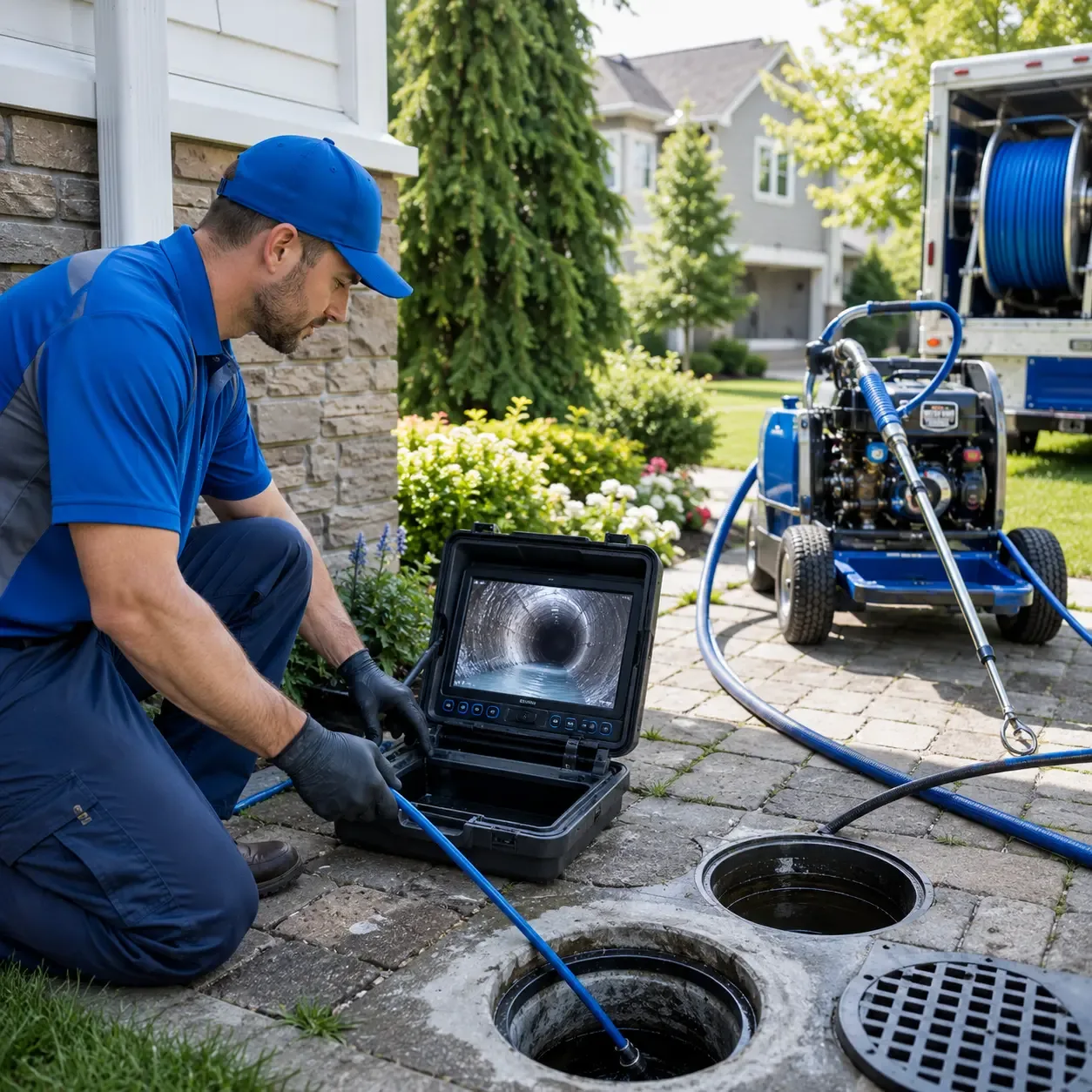 Outdoor drain cleaning professionals serving Eagle Springs, NC