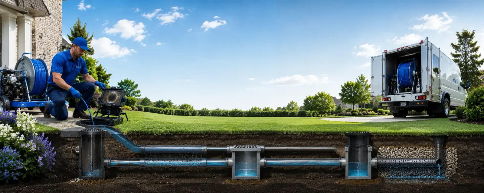 Outdoor drain cleaning information for Eagle Springs, NC